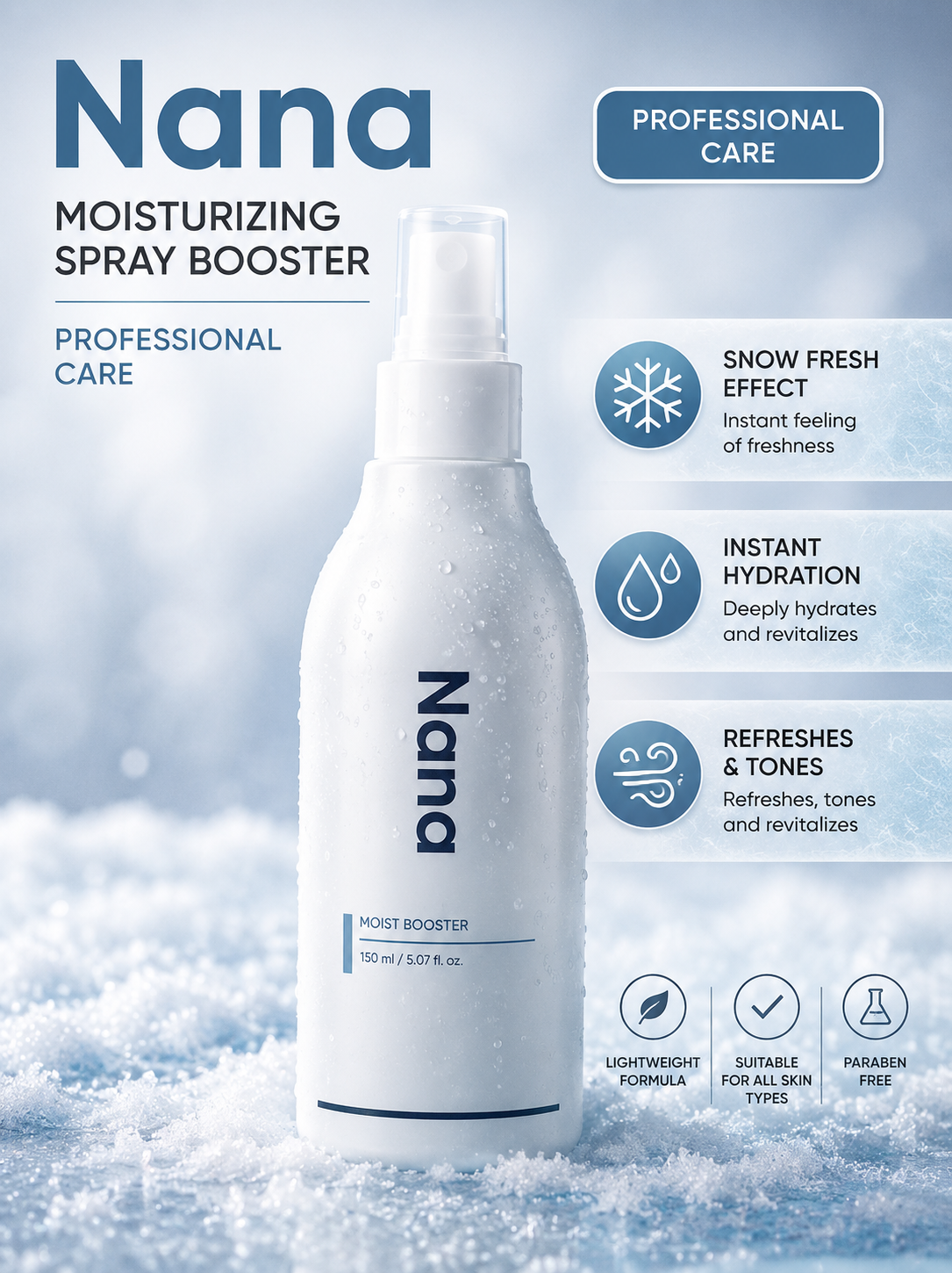 Product card with extra text